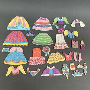 Shure Princess Magnetic Dress-Up Mix n' Match Magnetic Costume Pieces to‎ Dress
